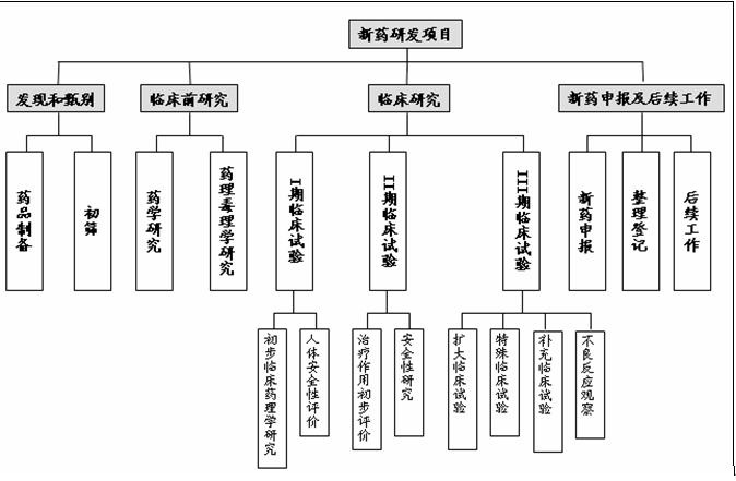 新药研发的WBS分解应该如何进行